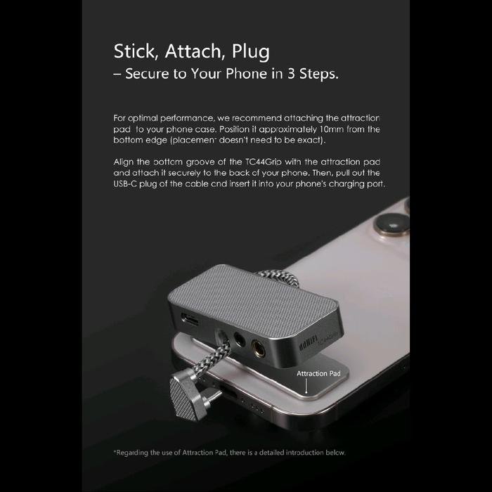 DD DDHIFI TC44Grip / TC44 Grip / TC 44 Grip - Grip Style Hi-Res DAC & Amplifier with PD / DAC AMP Original