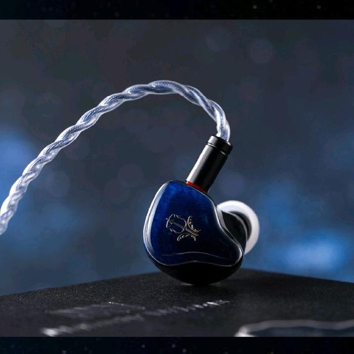 Melody Wings Neptune Premium Hybrid / Tribrid 4BA+1DD+1BC In-ear Monitor Earphone / IEM Original