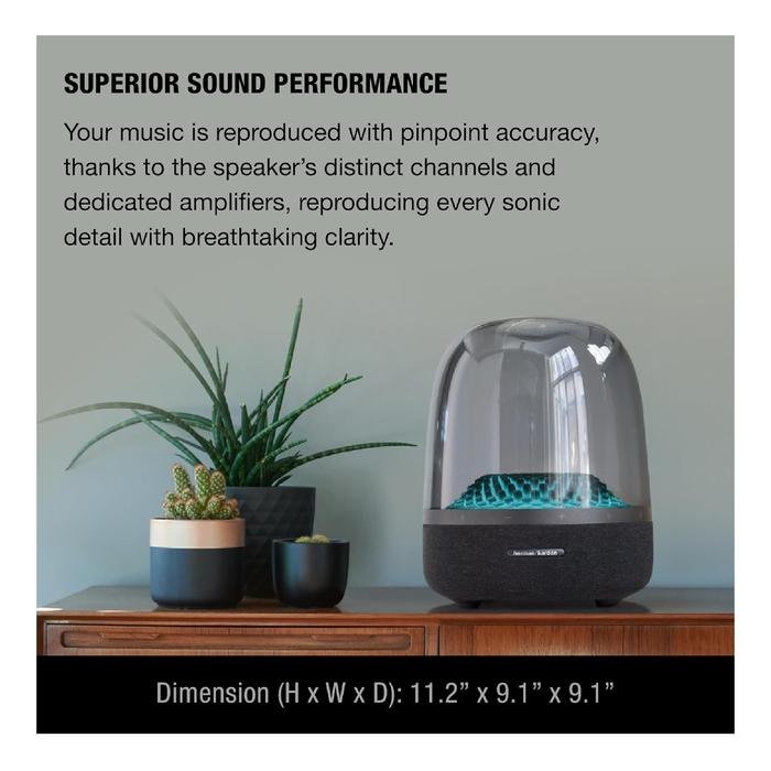 Harman Kardon Aura Studio 4 Successor Aura Studio 3 Bluetooth Home Speaker with Superior Sound Performance Speaker Original
