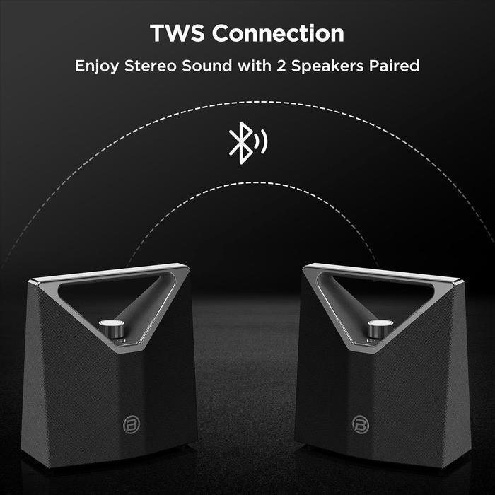 BUGANi Brief Plus Portable Bluetooth Speaker with Advanced Technology BS12304 Original