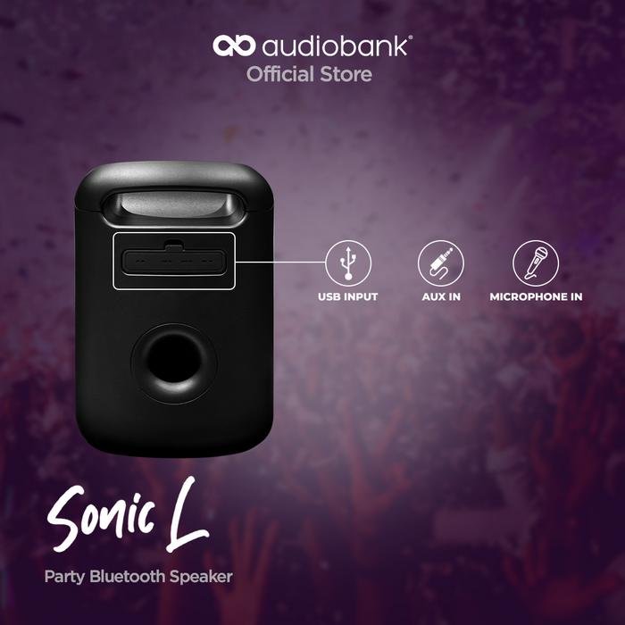 Audiobank Sonic L Portable Bluetooth Party Speaker Original