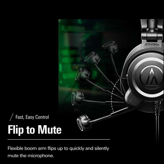 Audio Technica ATH M50xSTS / M50X STS XLR / USB Streaming Headset Original
