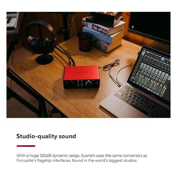 Focusrite Scarlett 4i4 4th Gen / Gen 4 USB Audio Interface / Soundcard Original