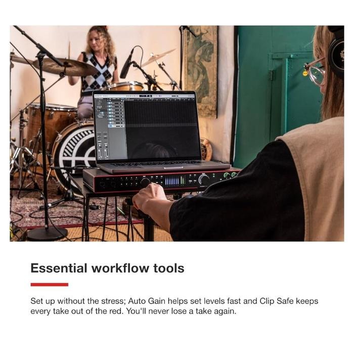 Focusrite Scarlett 18i20 4th Gen / Gen 4 The engineer's 18-in, 20-out Audio Interface / Soundcard Original