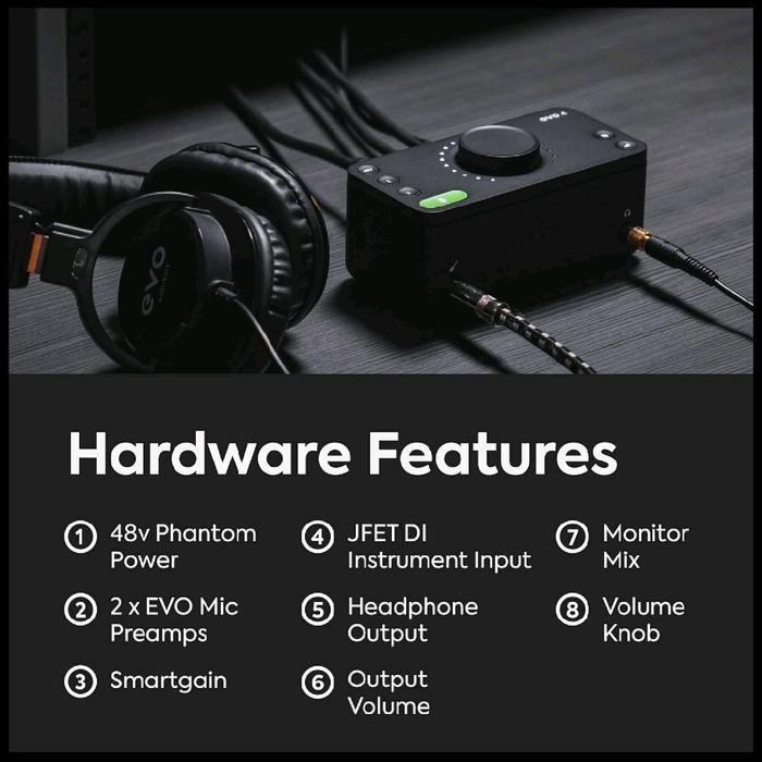 Audient Evo 4 / Evo4 - 2in | 2out Audio Interface / Soundcard Original