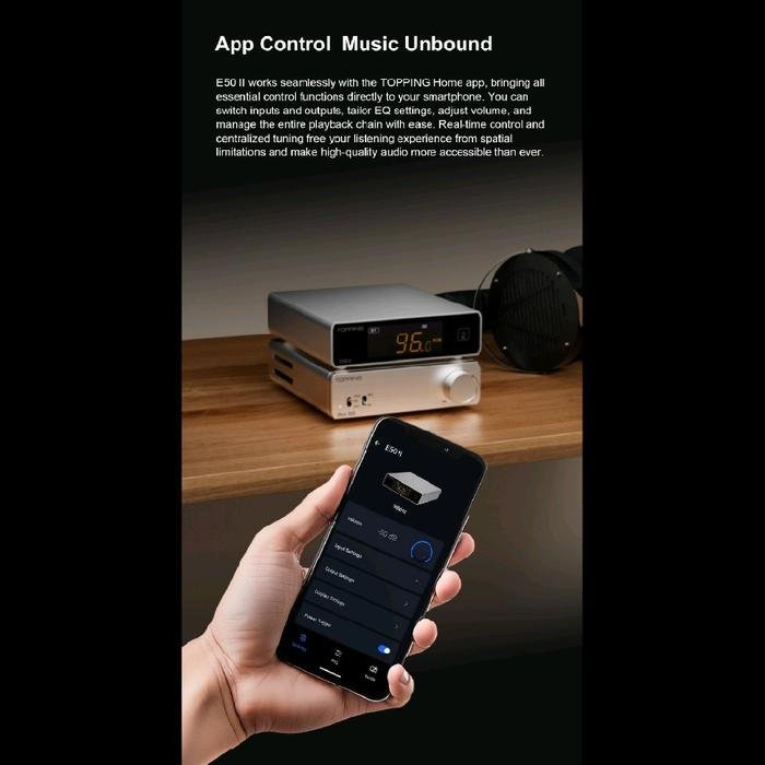 TOPPING E50 II / E50II / E 50 II / E 50II Hi-Res Audio Desktop DAC with AK4497S DAC Original