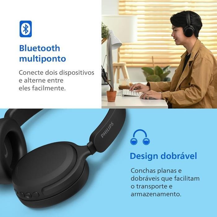 Philips TAH2300 Over-ear Wireless Headphones / TAH 2300 Original