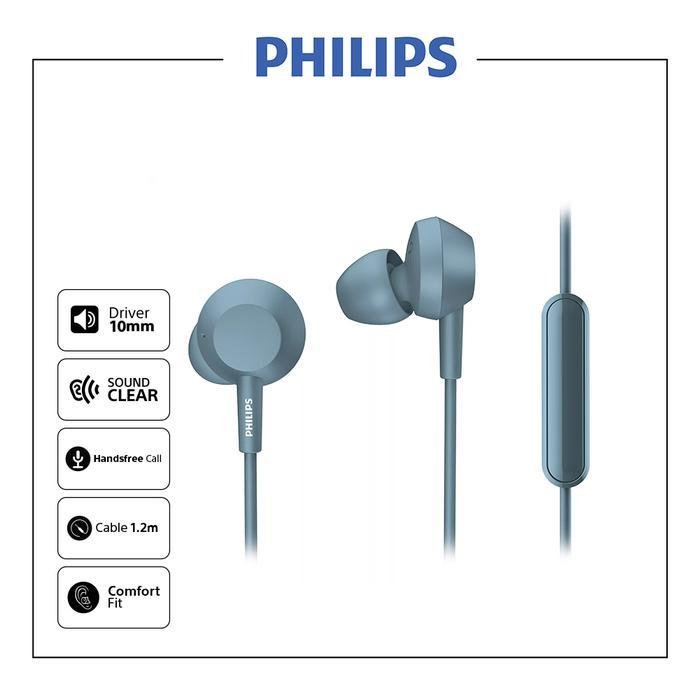 Philips TAE4105 in-ear headphones Bass with mic / TAE 4105 Original