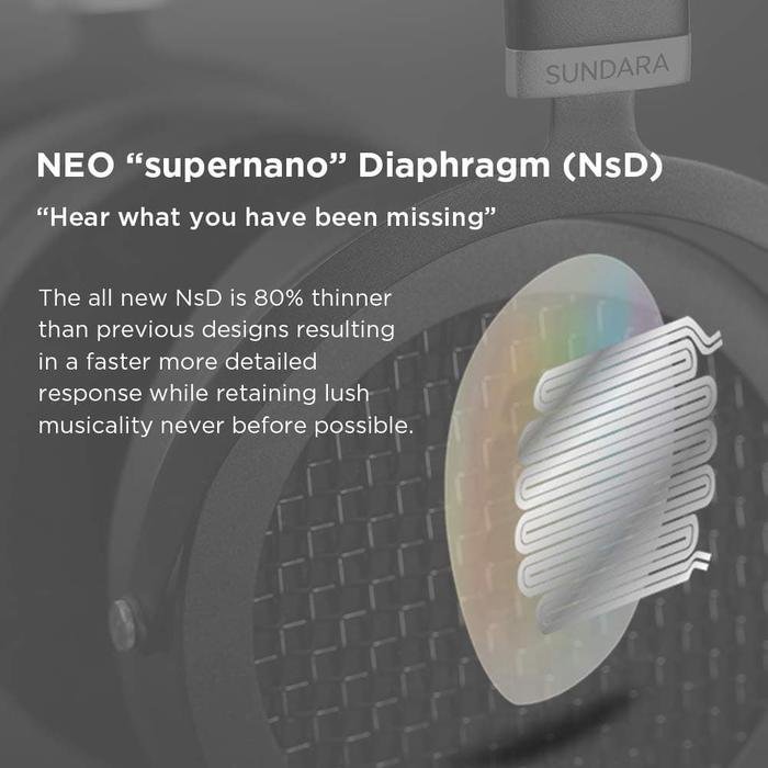 HIFIMAN SUNDARA Hi-Fi Open-Back Planar Magnetic Headphones Original