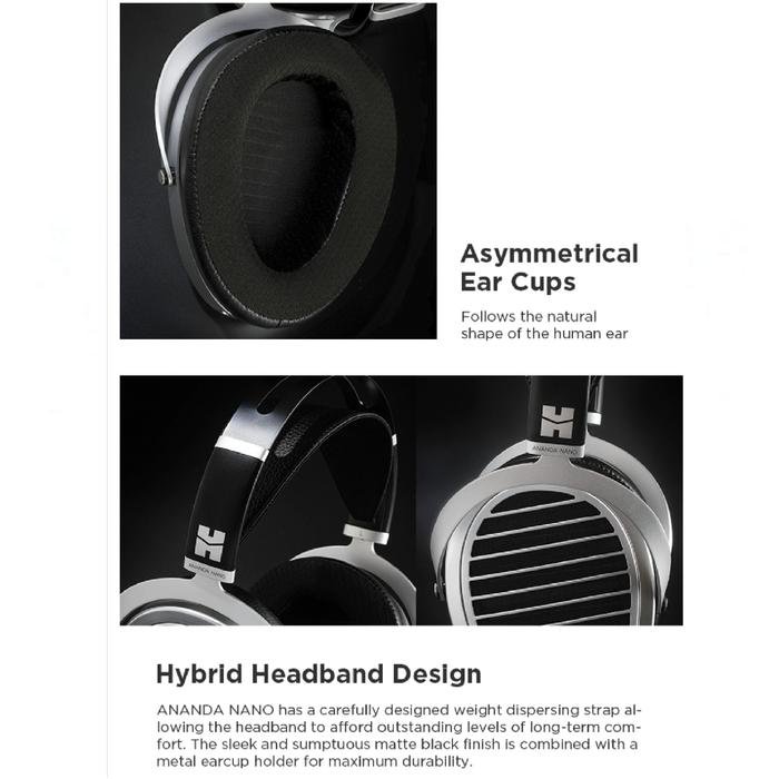 Hifiman ANANDA NANO Hi-Fi Planar Stealth Magnetic Open Back Headphone Original