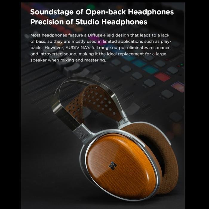 Hifiman AUDIVINA Closed Back Planar Studio Headphones Original