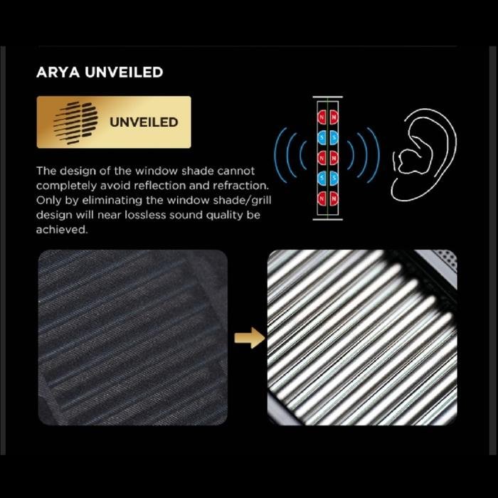 Hifiman Arya Unveiled Premium Open Back Planar Magnetic Headphone Original