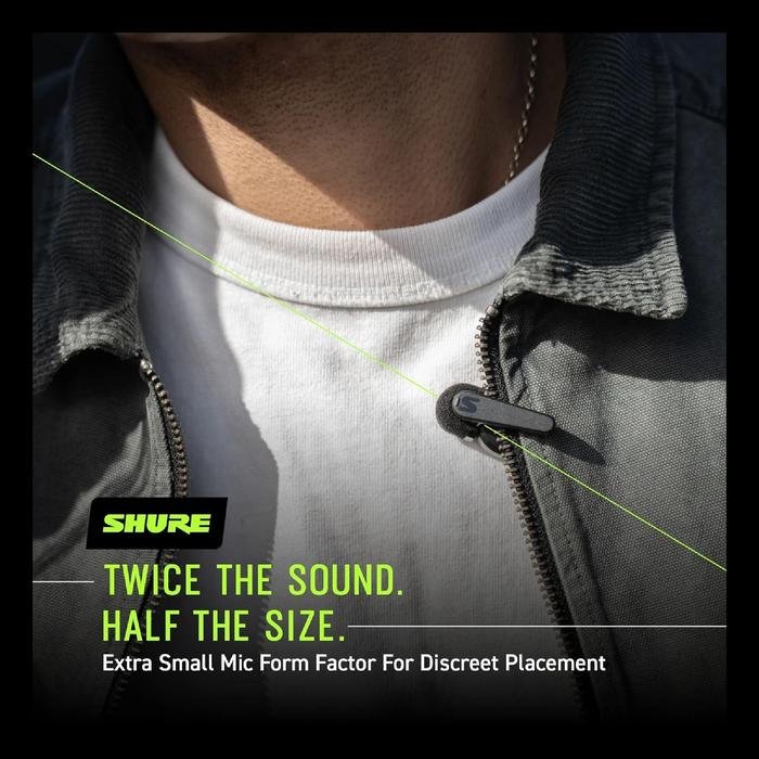 Shure MoveMic Series / MV-ONE / MoveMic One / MV-TWO / MoveMic Two / MV-R / MoveMic Receiver / MV-TWO-KIT / MoveMic Two Receiver Kit - Professional Wireless Microphone System Original