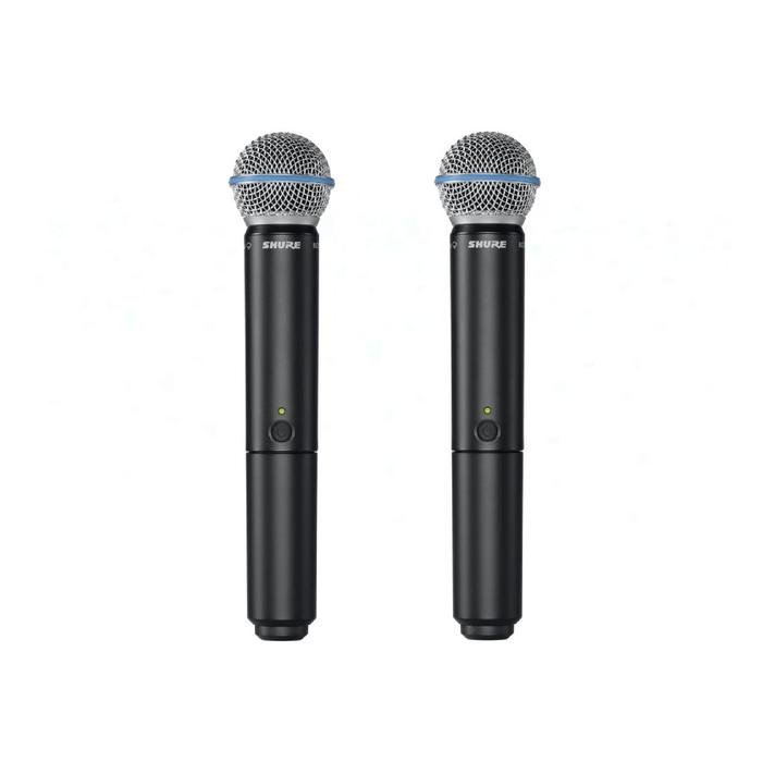 Shure BLX288/B58 / BLX288 Beta 58 / BLX288A/B58 / BLX288A Beta 58A Wireless Dual Vocal System with Two Beta 58A Microphone Wireless Original
