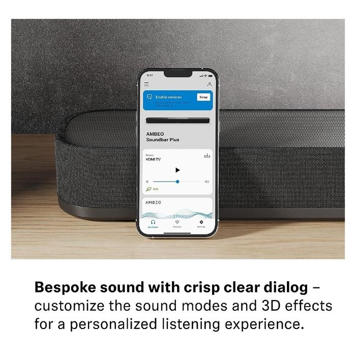 Sennheiser AMBEO Plus 3D Surround Sound with Virtual 7.1.4 Soundbar Original
