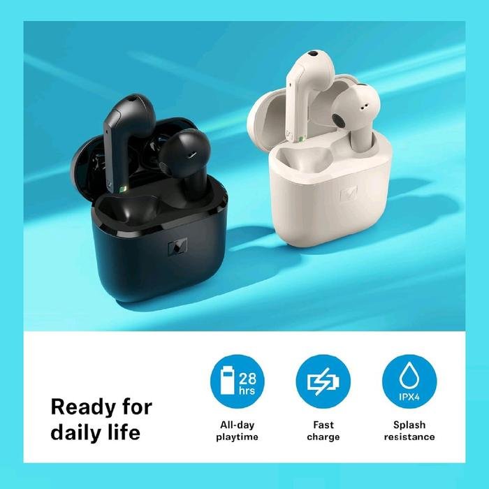Sennheiser Accentum Open Lightweight True Wireless Open-Ear Earbuds with IPX4 Original