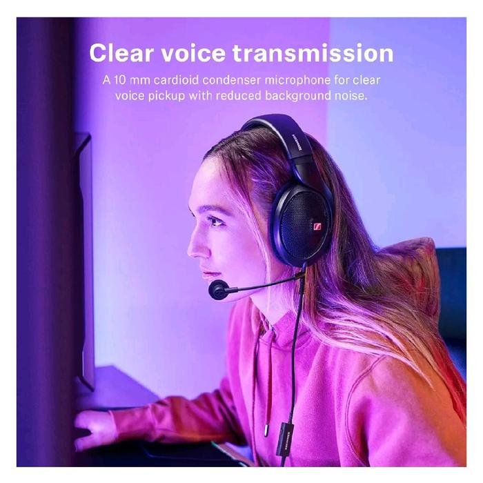 Sennheiser HD 500 BAM / HD500 BAM / HD500BAM - Plug-in Boom Arm Mic for Gaming Microphone Made for Sennheiser HD 505 Copper / HD 518 / HD 550 / HD 558 / HD 559 / HD 560S / HD 569 / HD 579 / HD 598 / HD 599/ HD 599 SE / HD 620S Microphone Original