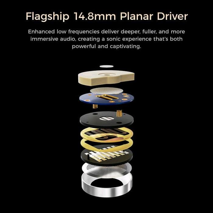 LETSHUOER Ember 14.8mm Large Flagship Planar Magnetic Hi-Fi In-Ear Monitors Earphone / IEM Original