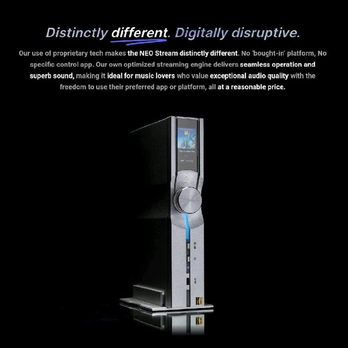 iFi Audio Neo Stream Ultra Hi-Res Desktop Network Audio Streamer with Integrated DAC Original