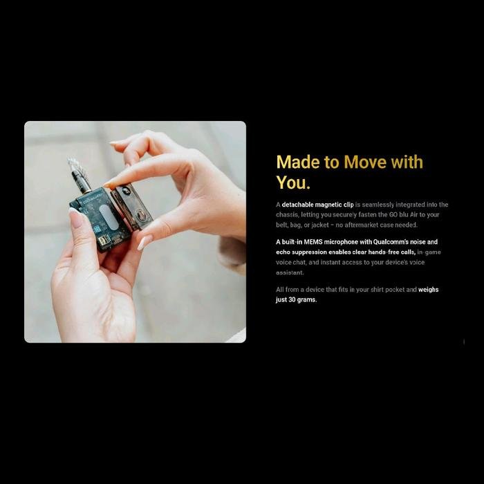 iFi Go Blu Air Portable High Resolution DAC Headphone Amplifier / DAC Original