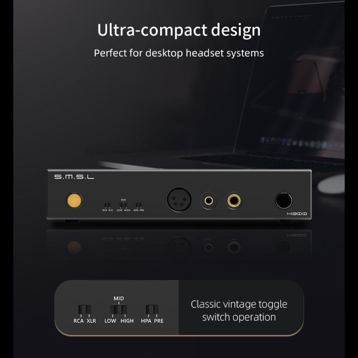 SMSL H300 / H 300 New Design Headphone Amplifier Original