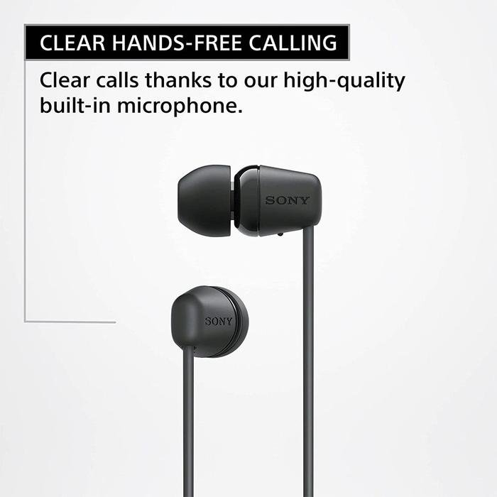 Sony WI-C100 / WI C 100 Wireless In-Ear Headphones with Microphone Original