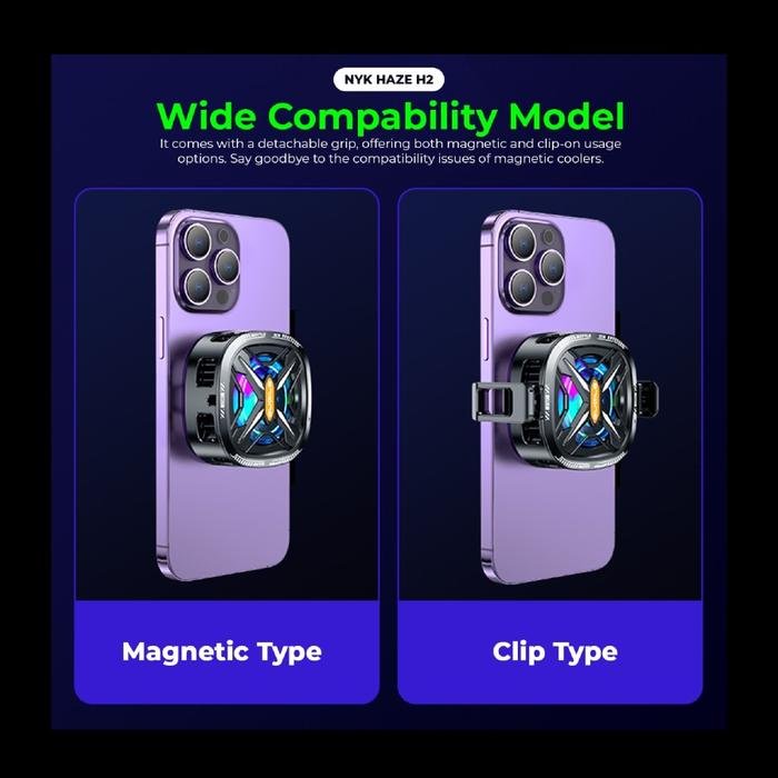 NYK Nemesis Haze H2 / H-2 / H 2 / Tundra H3 / H-3 / H 3 Magnetic Phone Cooler Fan Original