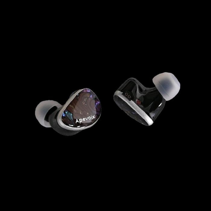 Apevoix Nebula 1DD+8BA Hybrid Driver In-ear Monitor HiFi In Ear Monitor Earphone with Detachable OCC Silver-Plated Cable For Musician / IEM Original