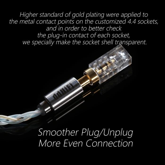 DD DDHIFI / DD HIFI New DJ44B / DJ44C 4.4mm to 2.5mm / 3.5mm Adapter Original