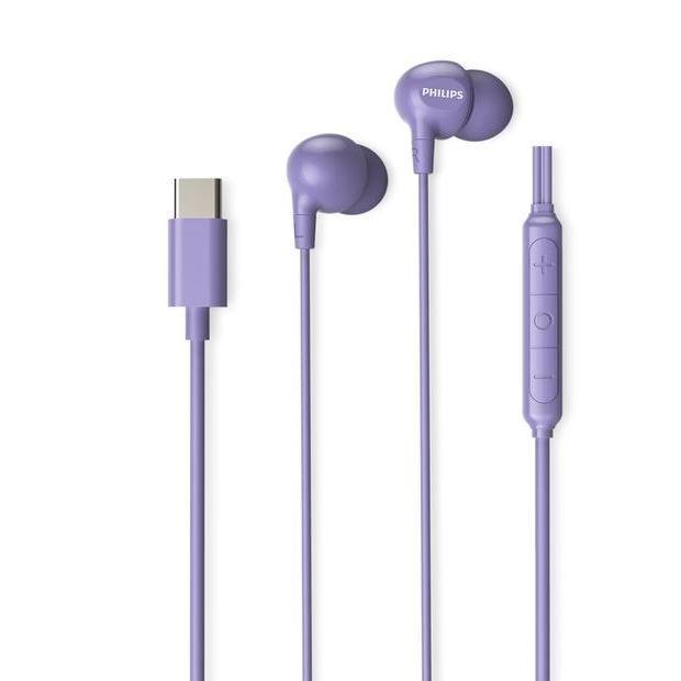 Philips TAE2100 TAE 2100 In-ear Wired Earphone USB-C With Mic Original