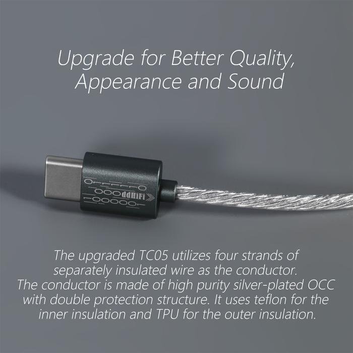DD DDHIFI The Upgraded TC05 Type C to Type C Data Cable Original
