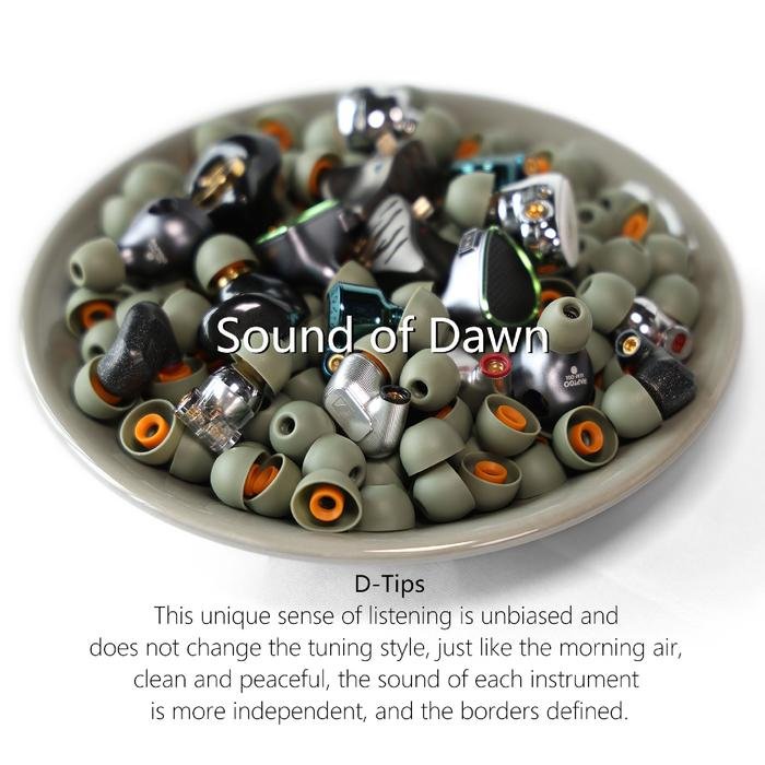 dd DDHIFI ST35 / ST 35 Comfortable Medical-Grade Silicone Eartips Original
