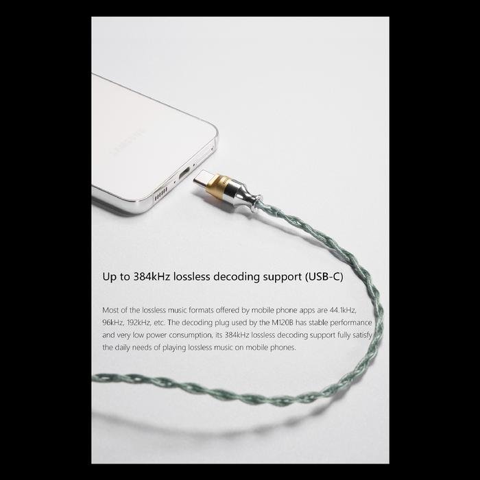DD DDHIFI M120B Lightning / USB-C Earphone Upgrade Cable w/ Microphone Original