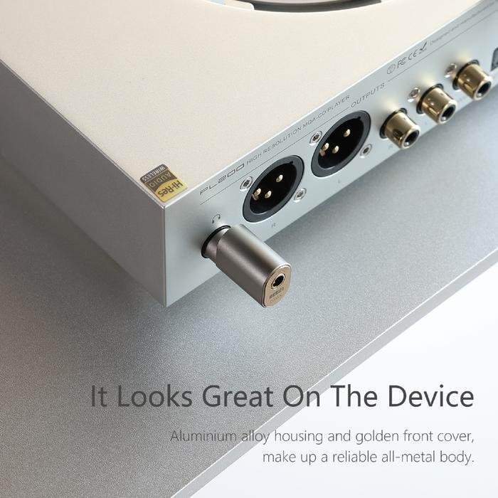DD DDHIFI DJ65A (AL) / DJ 65 A (AL) / DJ65A AL 3.5mm female to 6.35mm male adapter Original