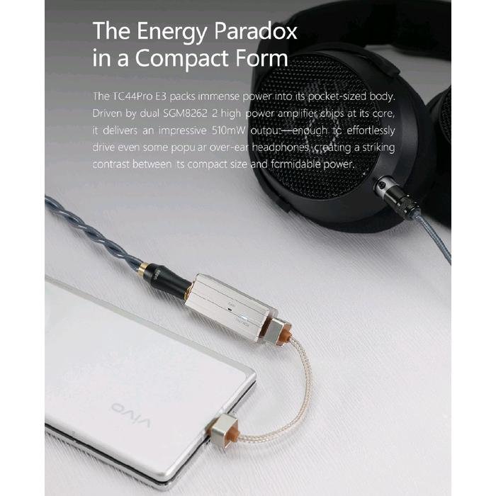 DDHIFI TC44Pro E3 / TC44ProE3 Eye 3 The 3rd-Gen Interchangeable Cable Hi-Res DAC AMP Adapter Original