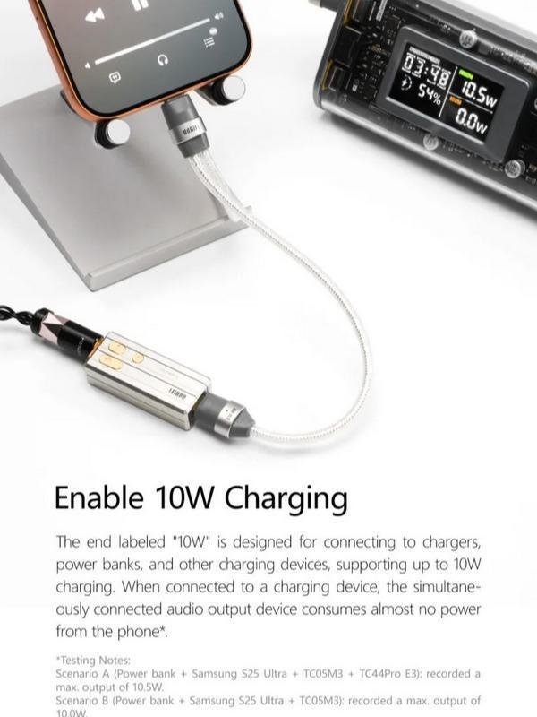 ddHiFi TC05 M3 2-in-1 USB-C Charging & OTG Decoding Cable Original