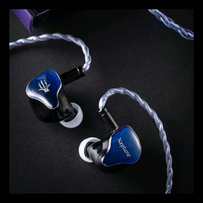 Melody Wings Neptune Premium Hybrid / Tribrid 4BA+1DD+1BC In-ear Monitor Earphone / IEM Original