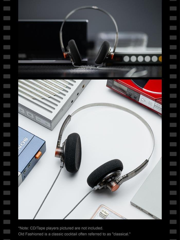 Moondrop Old Fashioned 40mm Large Dynamic Driver Open-Back Headphone Original