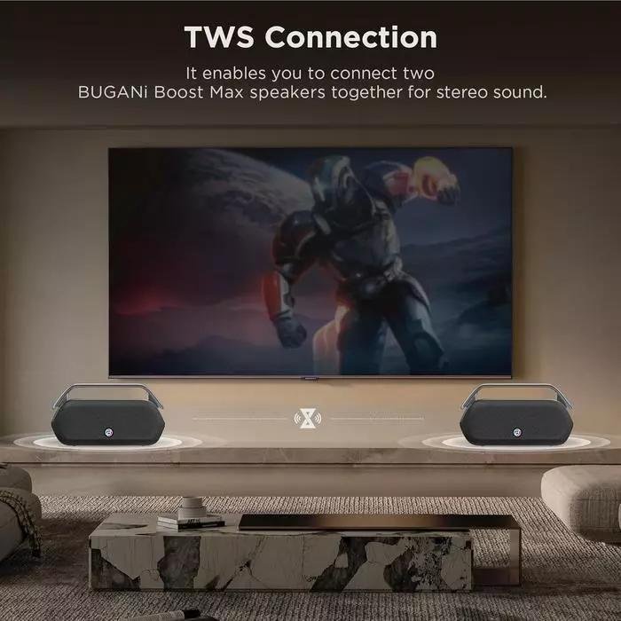 BUGANi Boost Max The Ultimate Portable Bluetooth Speaker For Home And Parties Original