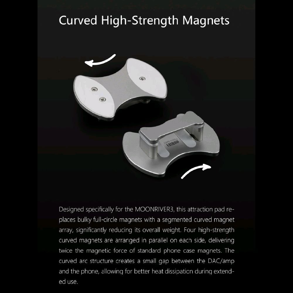 DDHIFI P58M MR3 / P58M-MR3 Attraction Pad for MOONRIVER3 - Compatible with MagSafe / Attraction Pad Original