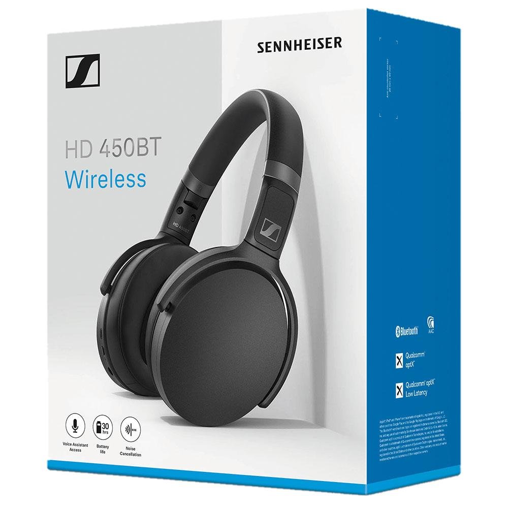 Sennheiser HD 450BT / HD450BT Noise-Canceling Wireless Headphones Original