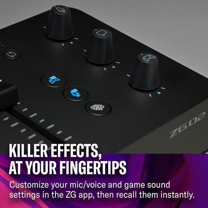 Yamaha ZG02 / ZG 02 YG2 YG 2 Compact Gaming Mixer for Voice Chat and Game Streaming Original