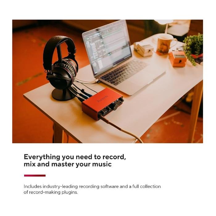 Focusrite Scarlett Solo 4th Gen / Gen 4 USB Audio Interface /Soundcard Original