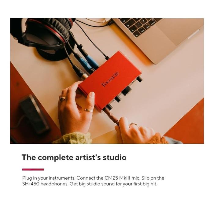 Focusrite Scarlett 2i2 Studio 4th / Gen 4 USB Audio Interface / Soundcard Original