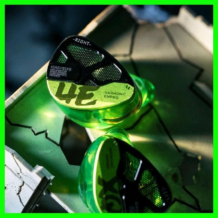 Tangzu Harmonic Empire HE Xiao Qiao / XiaoQiao Rock Edition Dynamic In-Ear Monitor Earphones / IEM Original