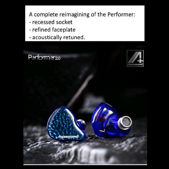 Agasound Performer 2.0 High-Fidelity Single Dynamic Driver In-Ear Monitor Earphone / IEM Original