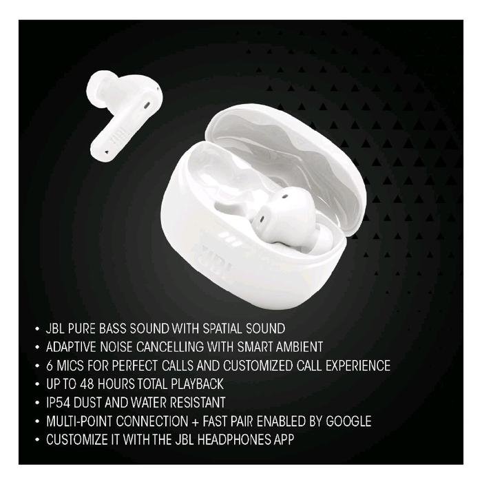 JBL Tune Beam 2 / Tune Beam2 True Wireless Noise Cancelling Earbuds / TWS Original