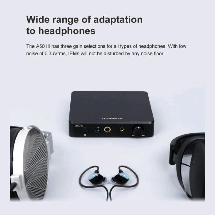 TOPPING A50 III / A 50 III High Resolution Desktop Headphone Amplifier Original