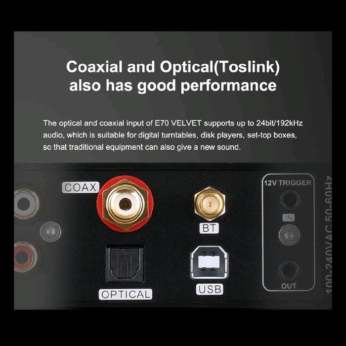TOPPING E70 Velvet / E70V / E70 V Flagship AK4499EX Desktop Digital to Analog Convertor / DAC Original