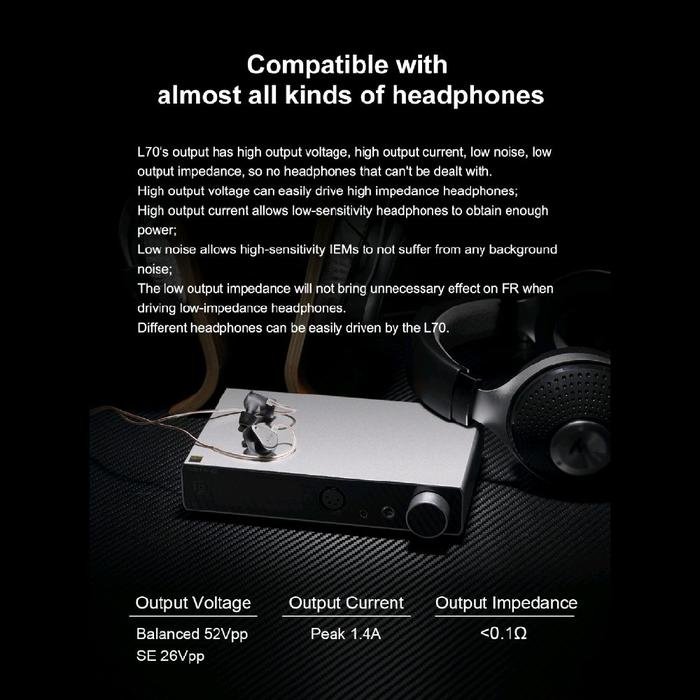 TOPPING L70 / L 70 Balanced NFCA Headphone Amplifier Original